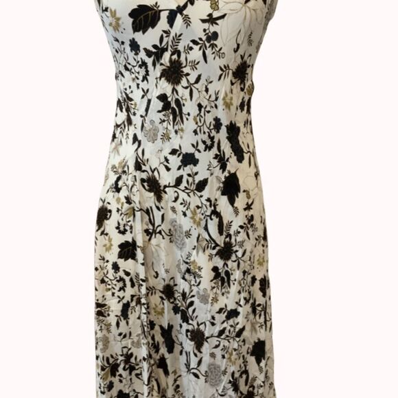 NWT New A.L.C Harlan Floral print  100% Silk-crepe Maxi Dress Sz 2 - Picture 7 of 16